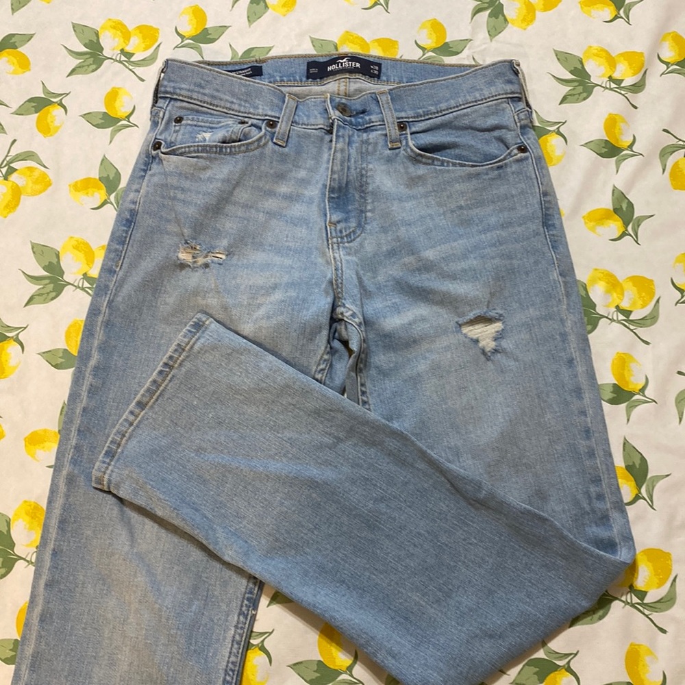 Hollister Mens Boys Slim Straight Pants 28/30